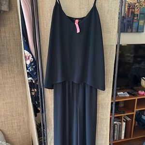 Elegant Black Sleeveless Jumpsuit